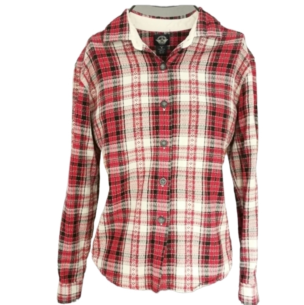 Dockers Petite Nice plain shirt long sleeve size M